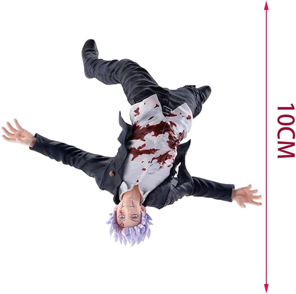 JJK Figure Statue 1/7 Scale Anime JJK Action Figure Model Sculpture, Battle Damage Version Gojos Figures Handmade Collectible Desktop Decoration Gifts