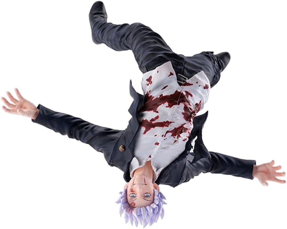 JJK Figure Statue 1/7 Scale Anime JJK Action Figure Model Sculpture, Battle Damage Version Gojos Figures Handmade Collectible Desktop Decoration Gifts