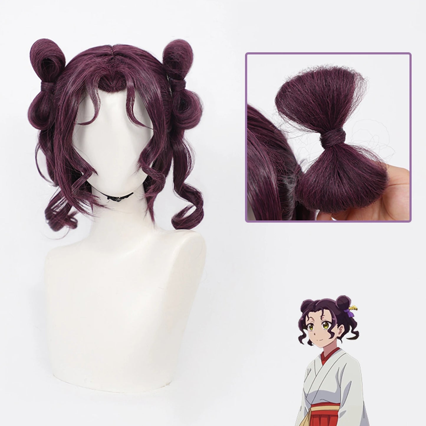 Cosplay Wig the Apothecary Diaries Anime Wig Lihua Anime Game Role-Play Grab Chignon Wig Female Synthetic Wig with Wigcap