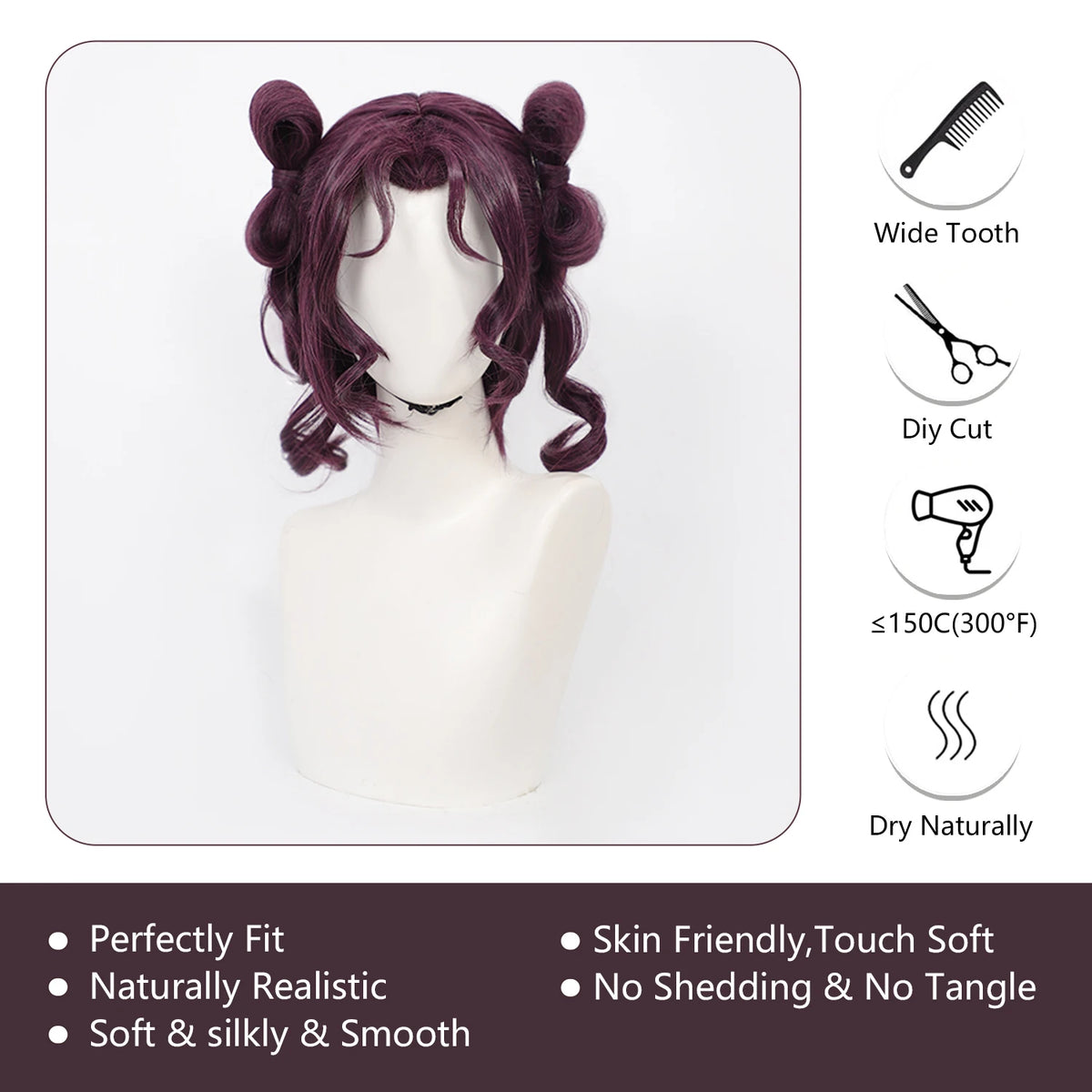 Cosplay Wig the Apothecary Diaries Anime Wig Lihua Anime Game Role-Play Grab Chignon Wig Female Synthetic Wig with Wigcap
