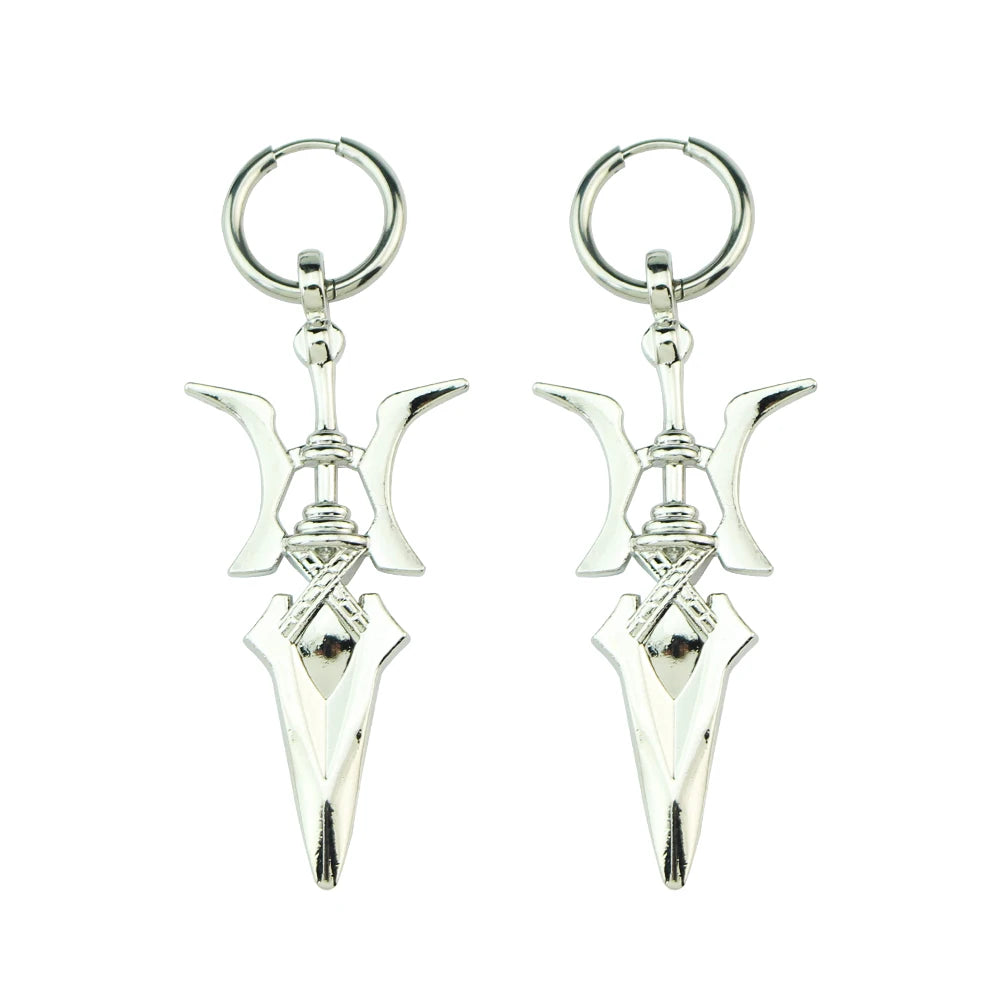 Anime Necklace Misa Amane Cosplay Necklace Halberd Pendant Necklaces Halloween Cosplay Jewelry Gifts