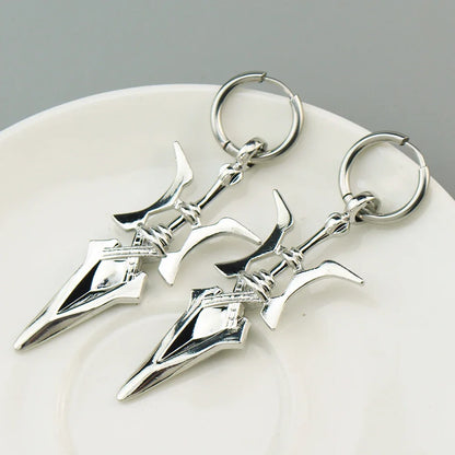 Anime Necklace Misa Amane Cosplay Necklace Halberd Pendant Necklaces Halloween Cosplay Jewelry Gifts