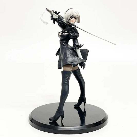 Anime Figures 13Cm Nier Automata 2B Action Mechanical Lifeform Anime Figurine Statue Pvc Model Doll Collection Toy Gift Kid