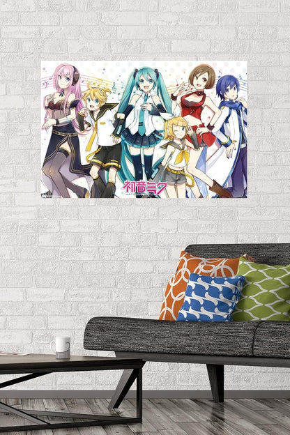 Hatsune Miku - Musical Group Wall Poster, 22.375" X 34", Unframed Version