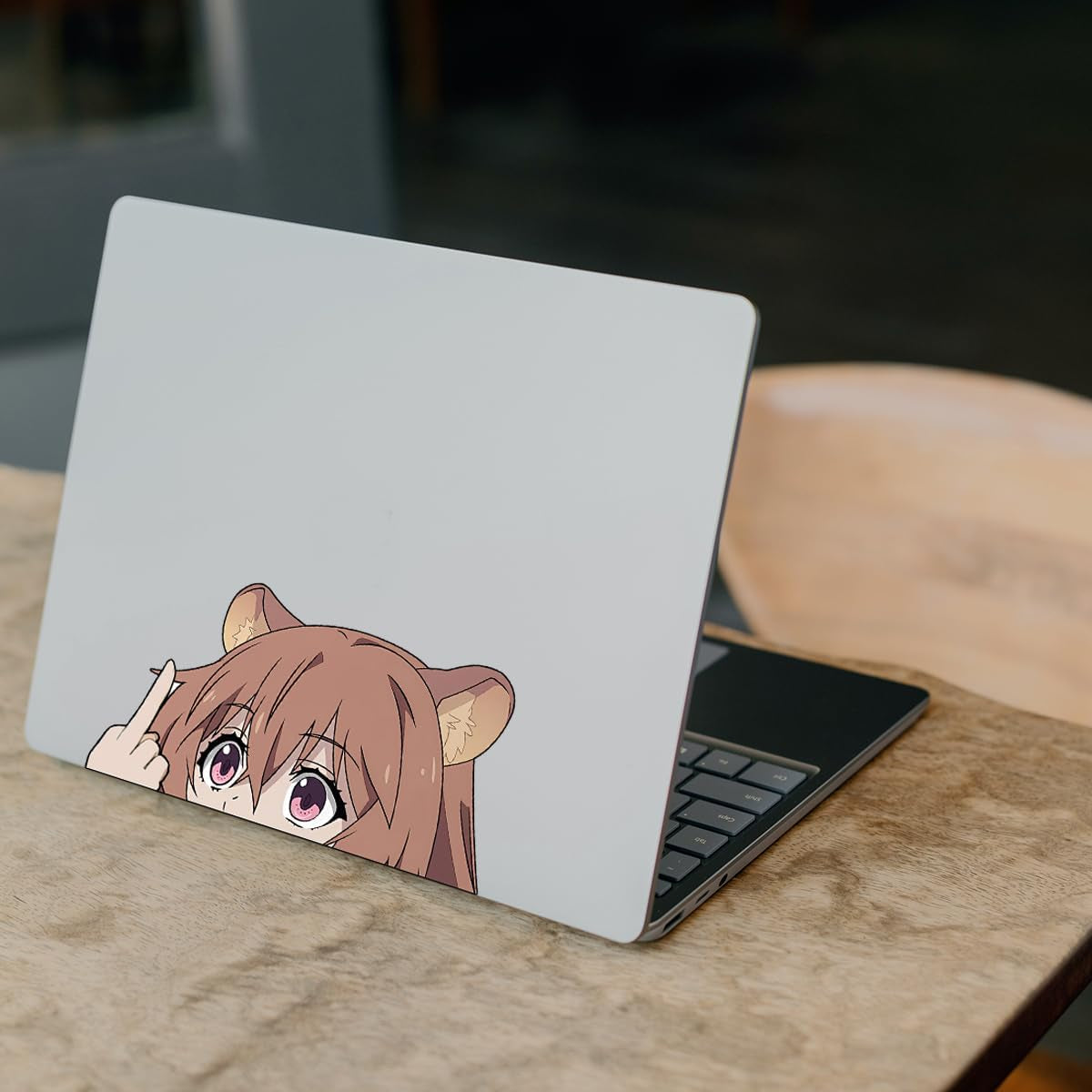 5.1 Inch Raphtalia Peeker Anime Car Stickers Cartoon DIY Decoraiton Window Laptop Bumper Trunk Motorcycle Waterproof Decals