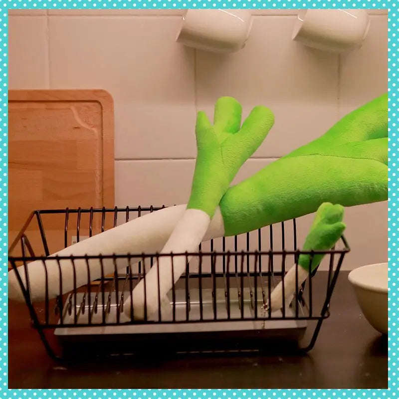 42Cm New Hatsune Miku Cosplay Chinese Green Onion Shallot Scallion Short Plush Stuffed Toys Dance Props Animation Kid Girl Gifts