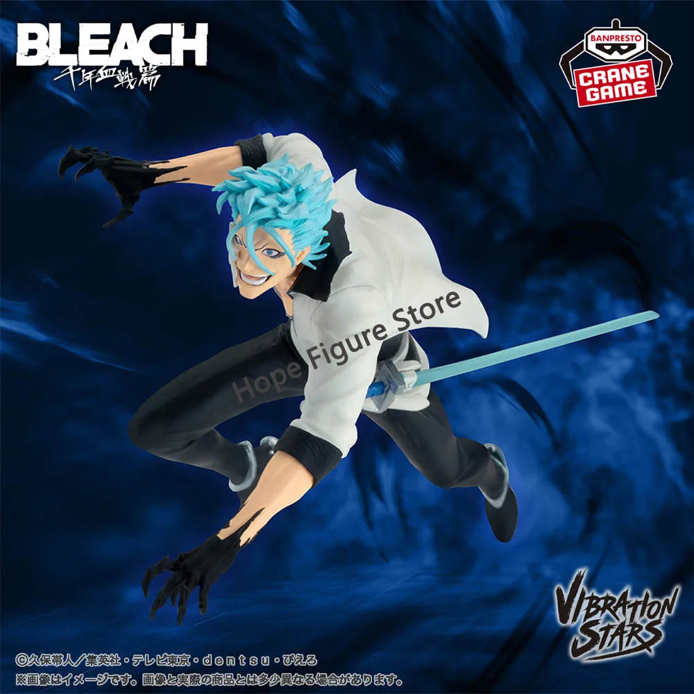 In Stock Original BANPRESTO VIBRATION STARS Bleach Grimmjow Jaegerjaques Figure Anime Model Genuine Boxed Toy