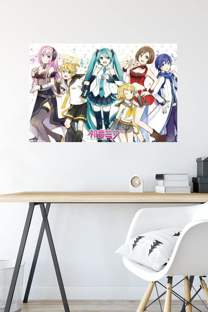 Hatsune Miku - Musical Group Wall Poster, 22.375" X 34", Unframed Version