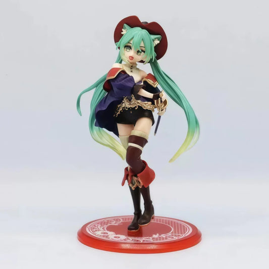 7.09In/18Cm Anime Hatsune Miku Figure Hatsune Miku Action Figures PVC Statue Model Collection Toys Gifts
