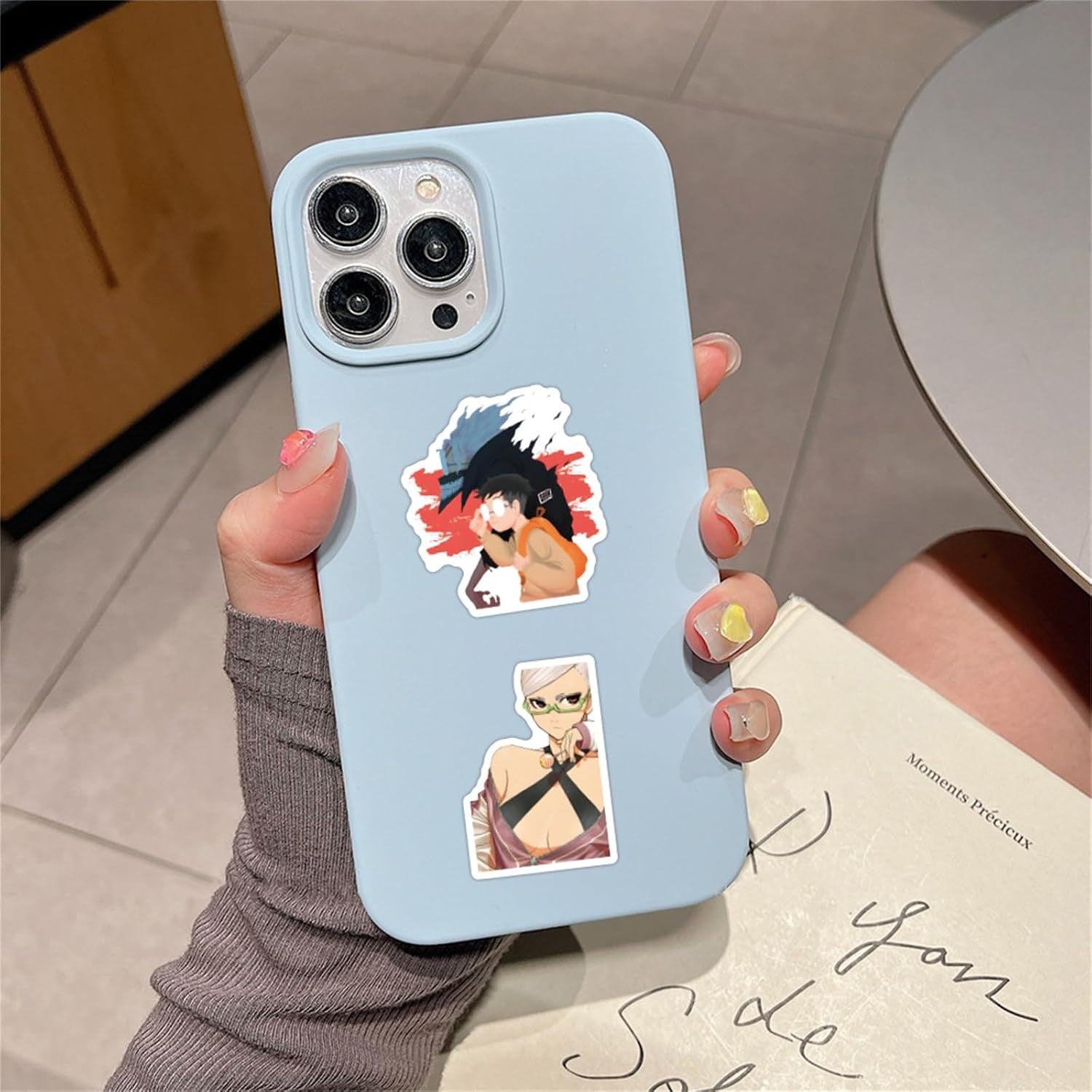 55Pcs DAN DA DAN Stickers,Cute Japanese Anime Aesthetic Stickers,Vinyl Waterproof Sticker for Water Bottle Laptop Phone Journal,Gifts for Teens and Adults(Ddd)